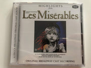 Les Miserables (Highlights from the 1987 Original Broadway Cast) used book depot