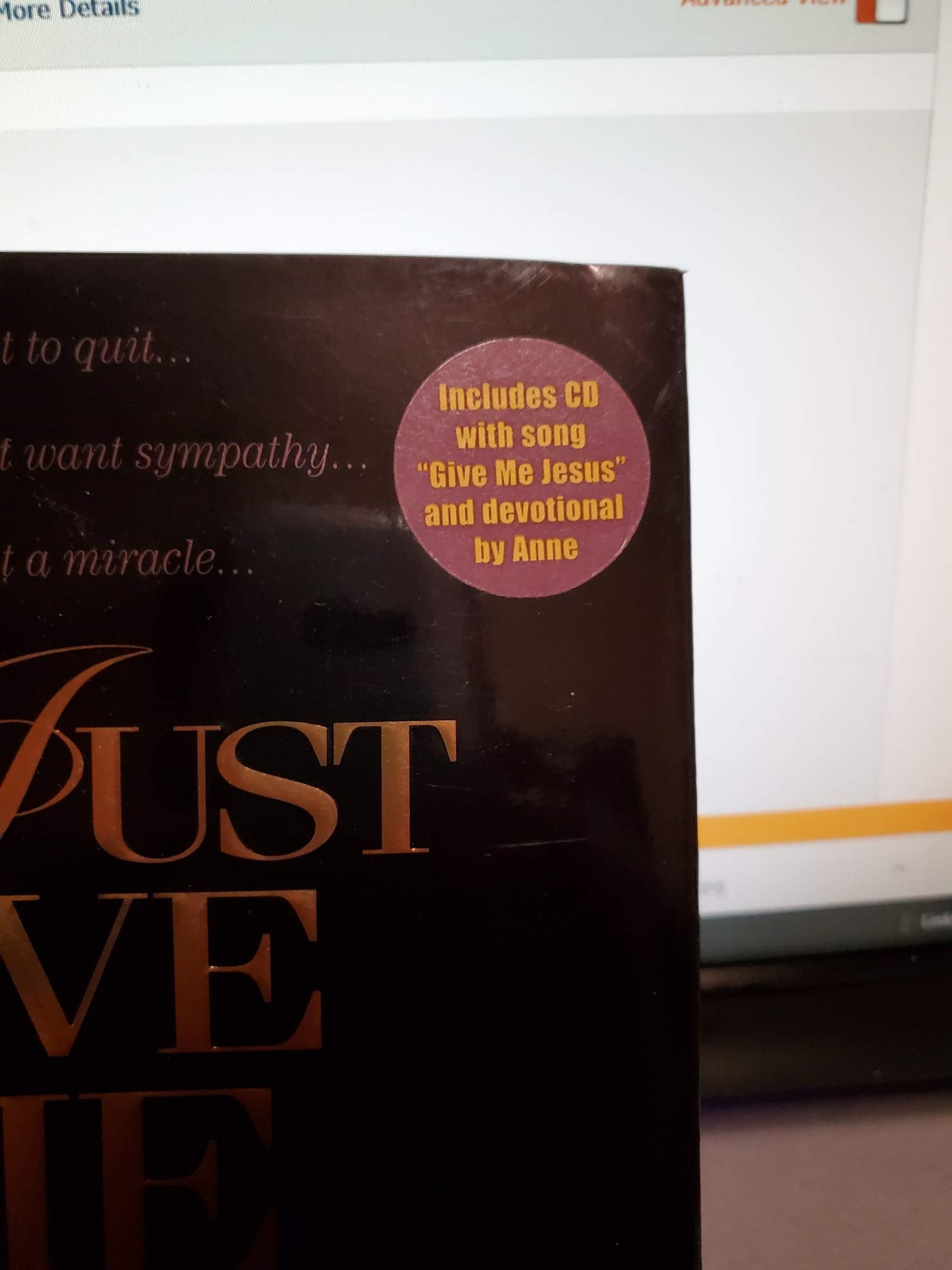 Just Give Me Jesus used book depot