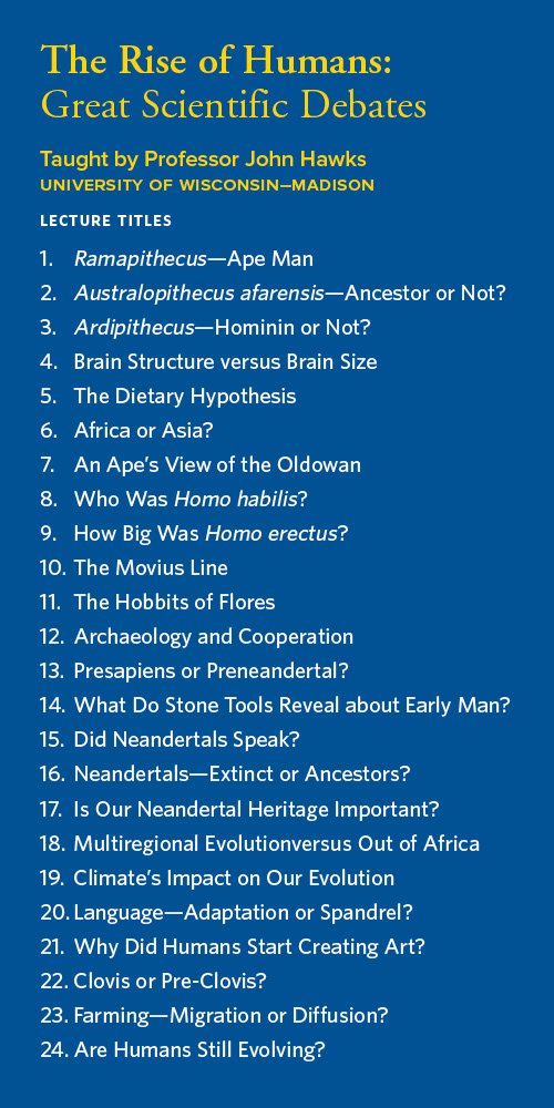 The Rise of Humans: Great Scientific Debates used book depot
