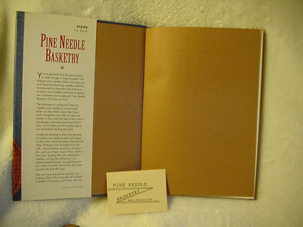 Pine Needle Basketry: From Forest to Finished Project used book depot