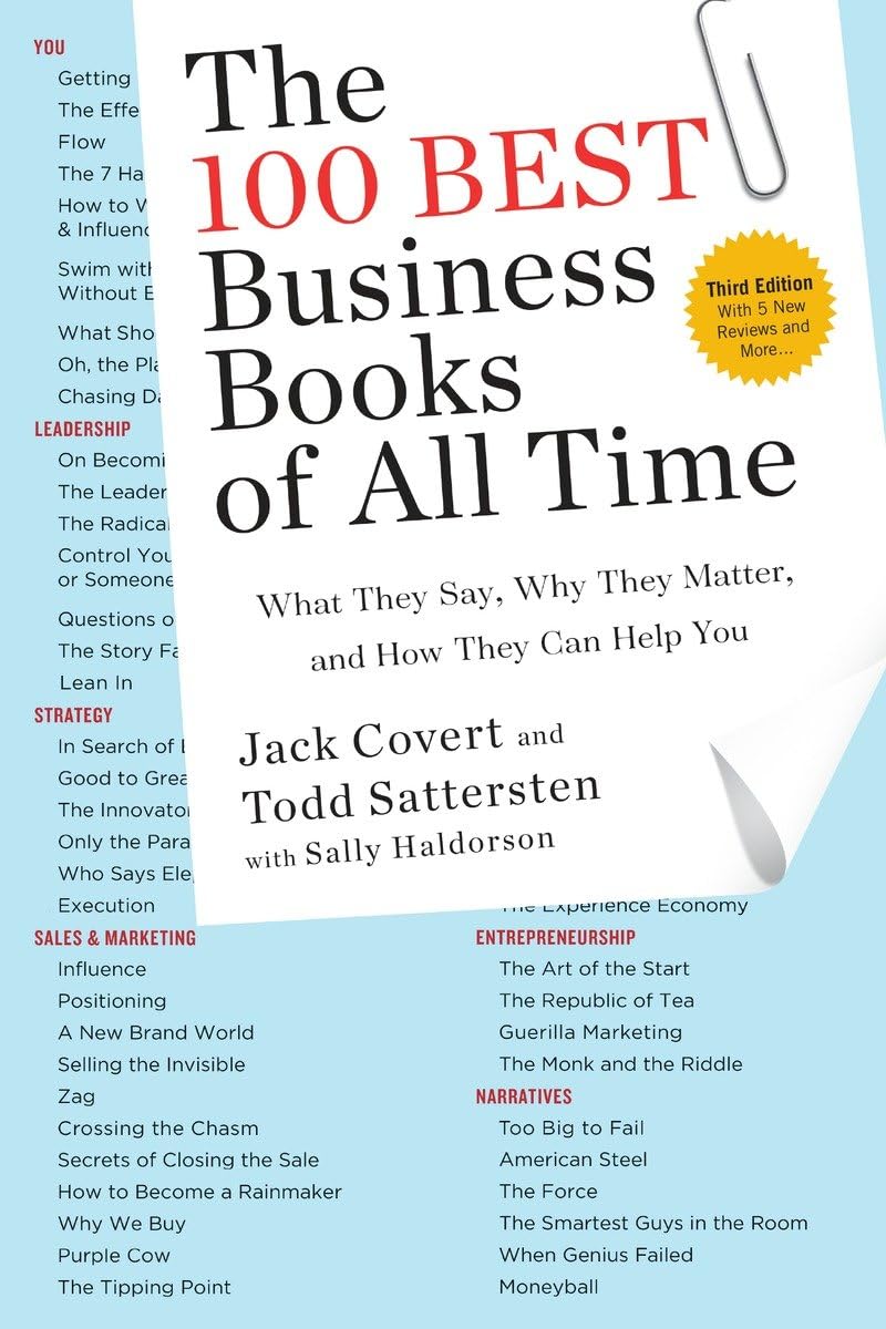 The 100 Best Business Books of All Time: What They Say, Why They Matter, and How They Can Help You used book depot