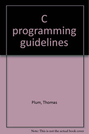 C programming guidelines used book depot