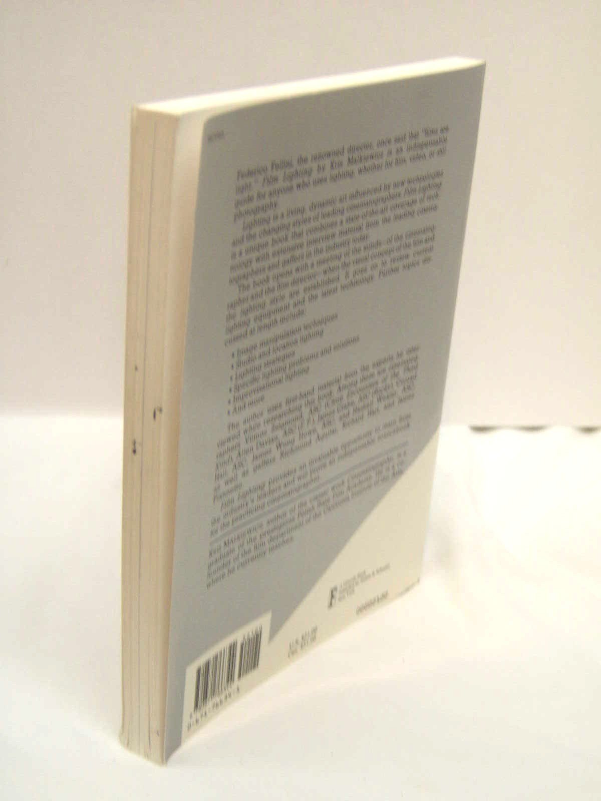 Film Lighting: Talks with Hollywood's Cinematographers and Gaffers used book depot