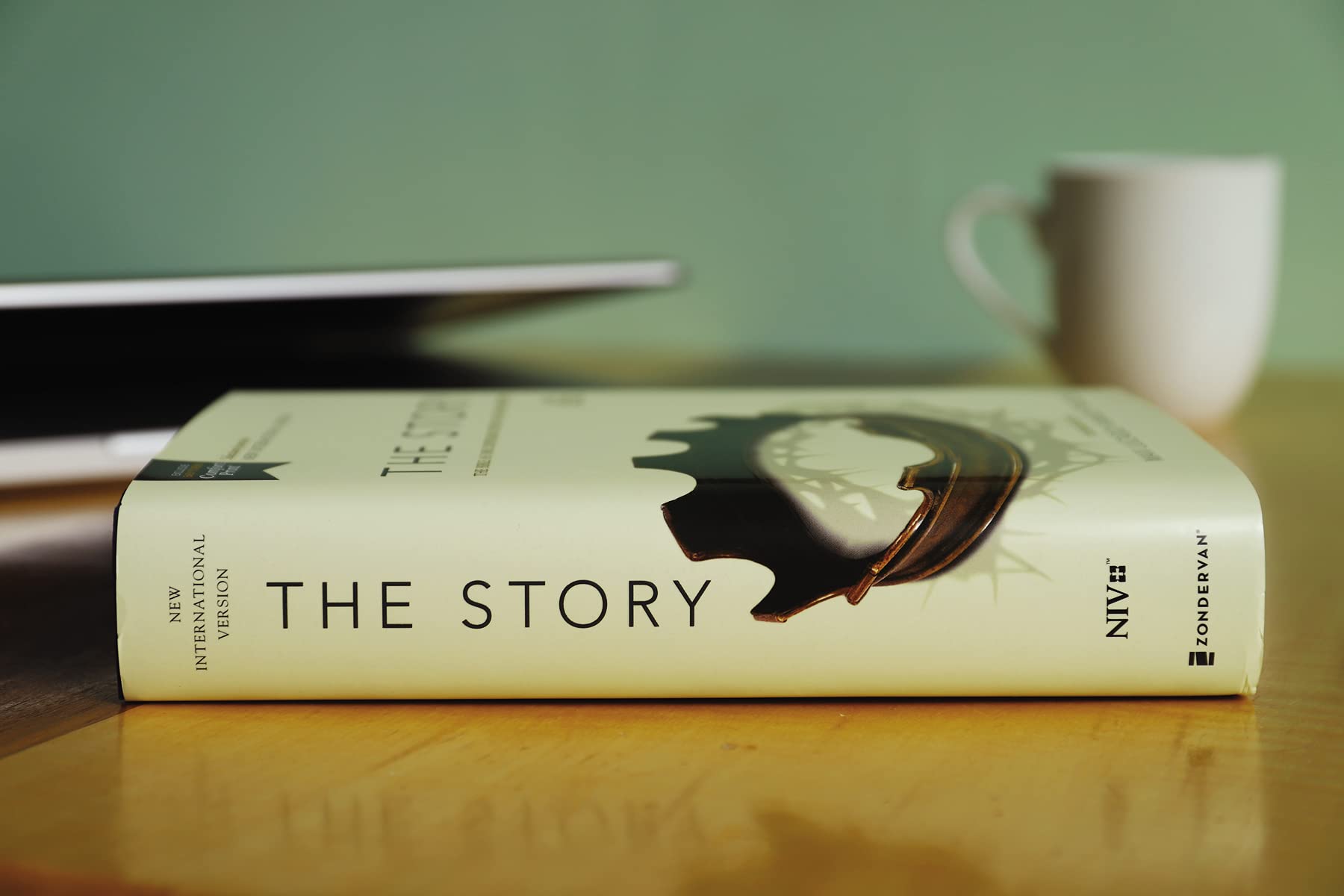 NIV, The Story, Hardcover, Comfort Print: The Bible as One Continuing Story of God and His People used book depot