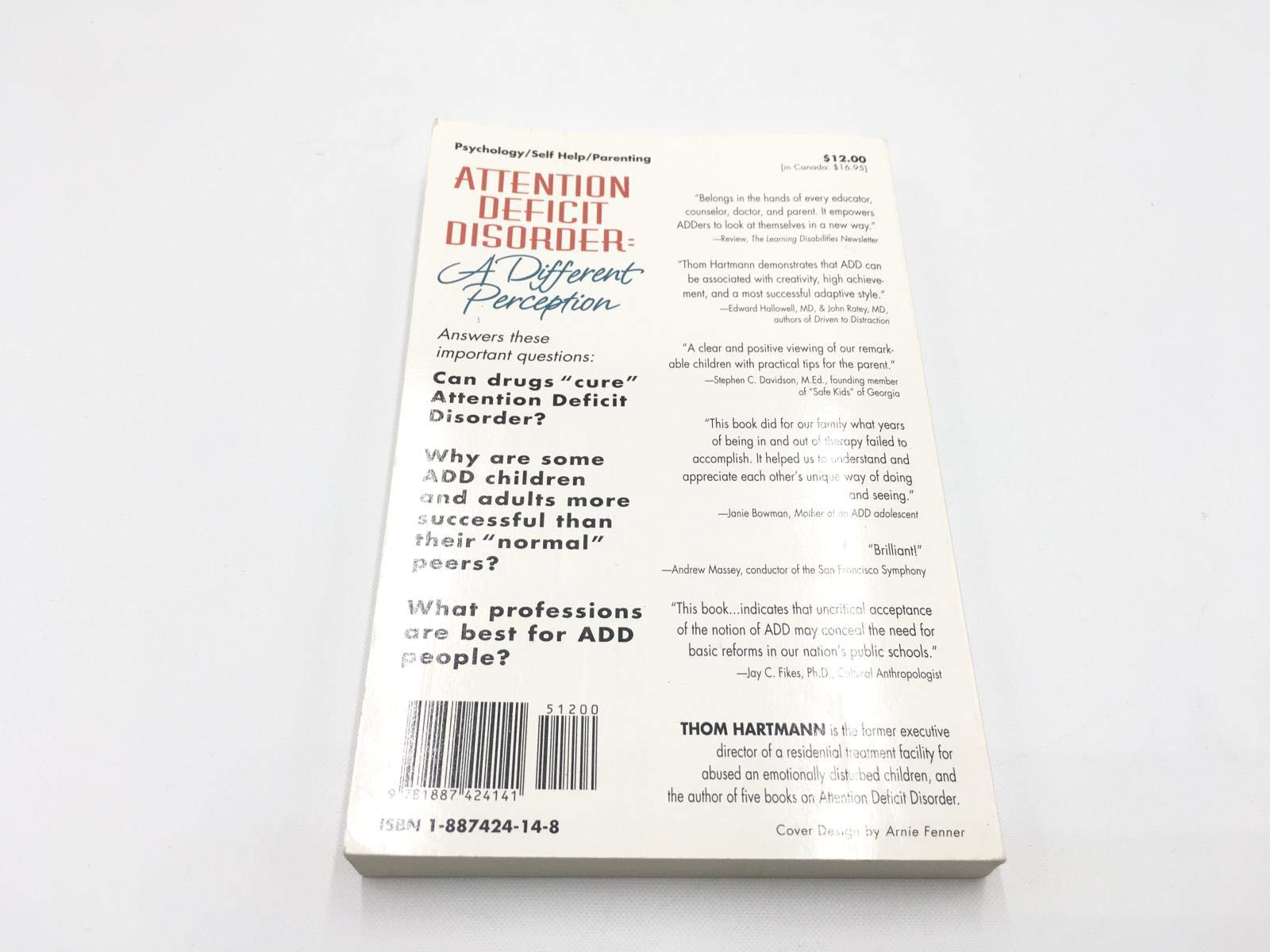 Attention Deficit Disorder: A Different Perception used book depot