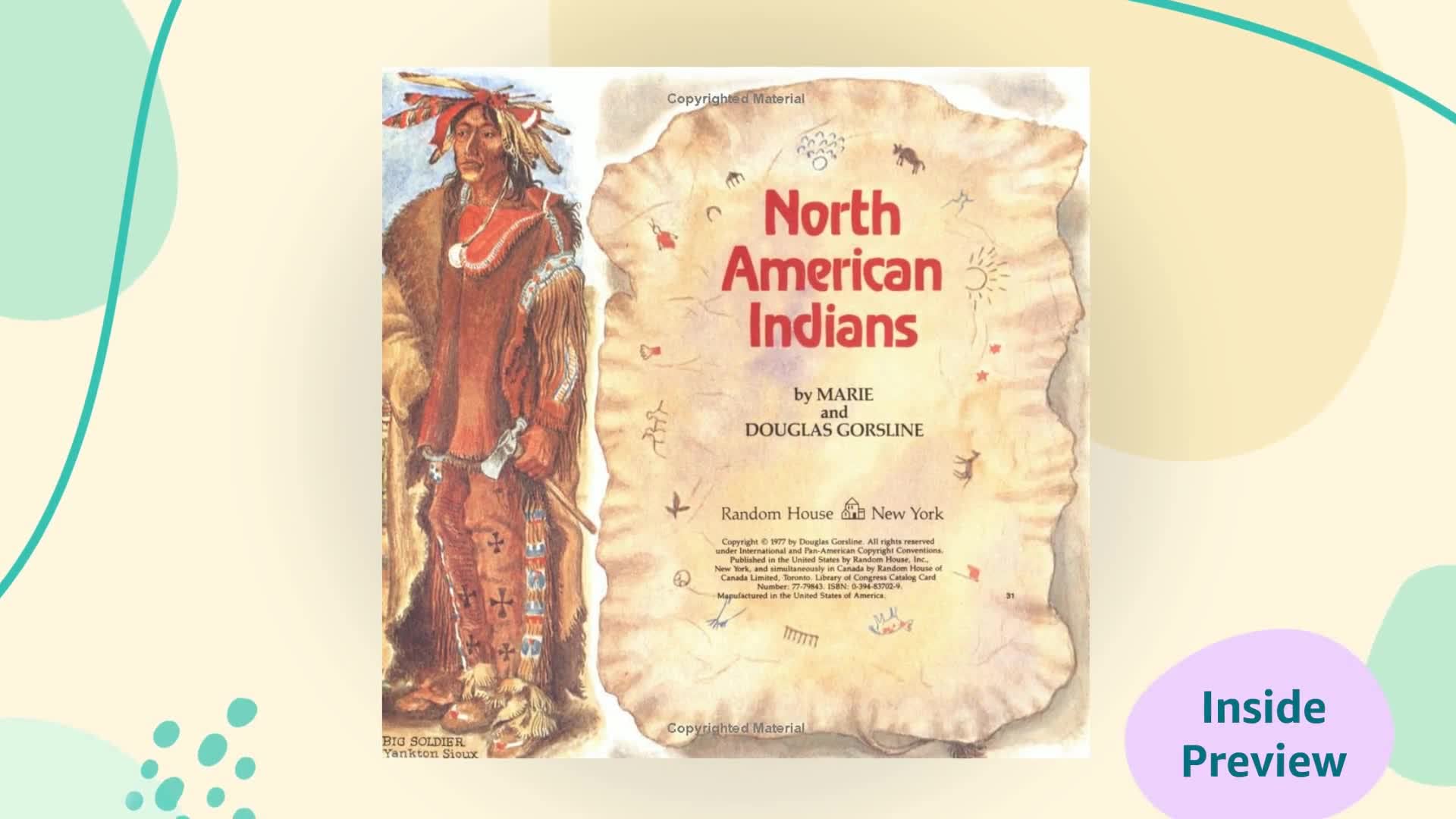 North American Indians (Pictureback) used book depot