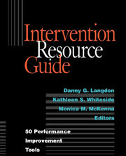Intervention Resource Guide: 50 Performance Improvement Tools used book depot