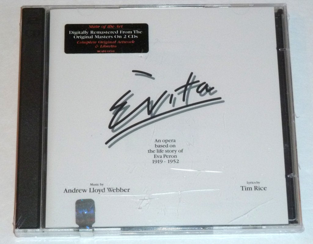 Evita: An Opera Based On The Life Story Of Eva Peron 1919-1952 (1976 Studio Cast) used book depot
