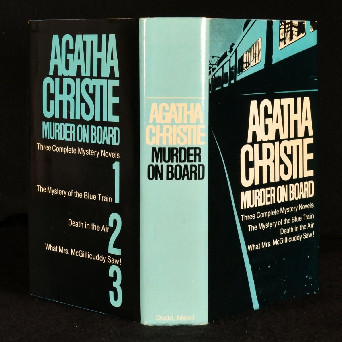 Murder on Board: Three Complete Mystery Novels- The Mystery of the Blue Train / Death in the Air / What Mrs. McGillicuddy Saw used book depot