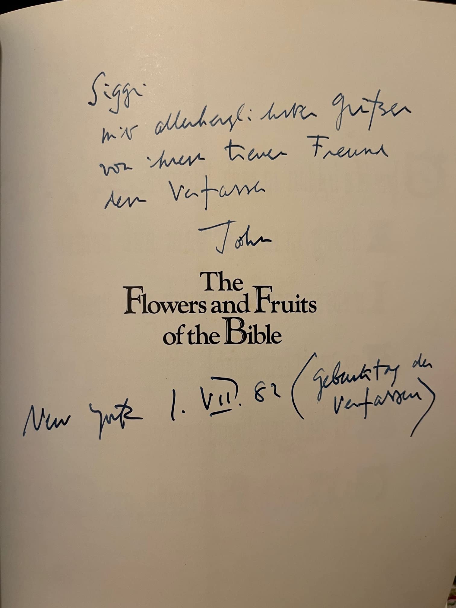 The Flowers and Fruits of the Bible used book depot
