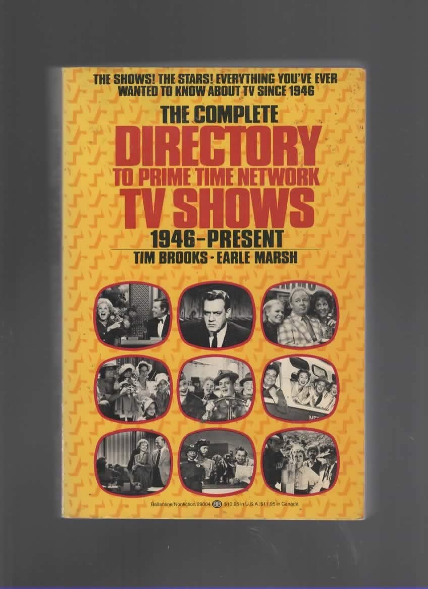 The Complete Directory to Prime Time Network TV Shows 1946 - Present used book depot