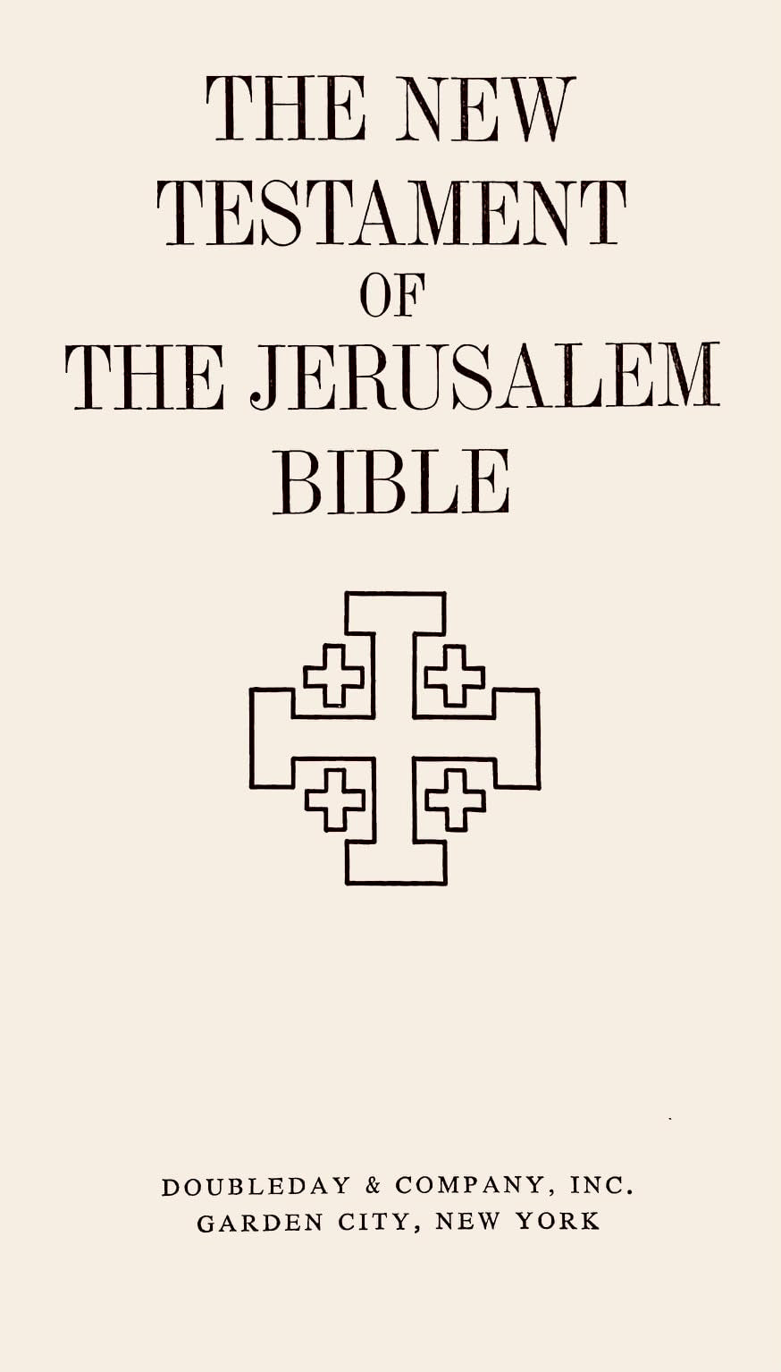 New Testament of the Jerusalem Bible