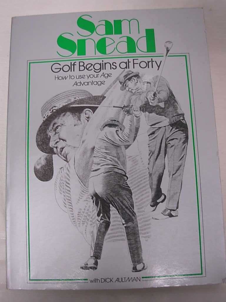 Golf Begins at Forty used book depot