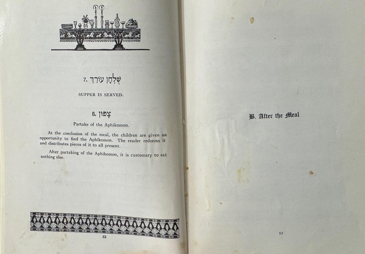 The Union Haggadah: Home Service for Passover