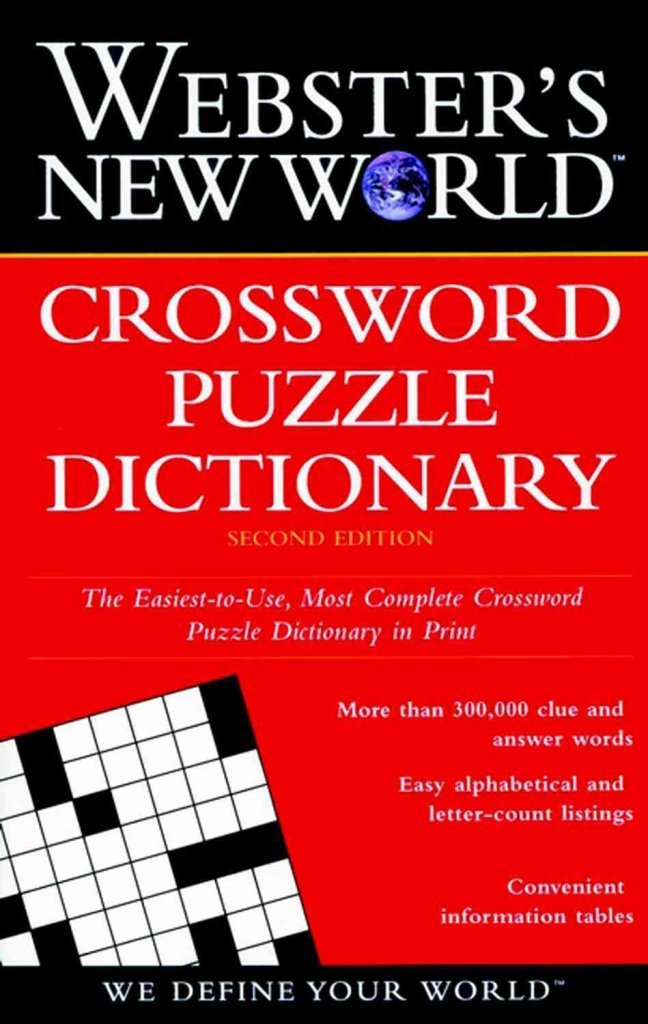 Webster's New World Crossword Puzzle Dictionary used book depot