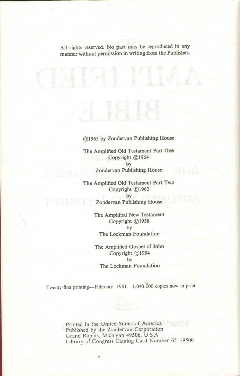 The Amplified Bible