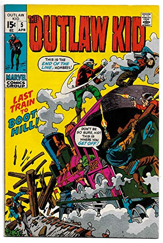 The Outlaw Kid #5 - Marvel Comic 1971 used book depot