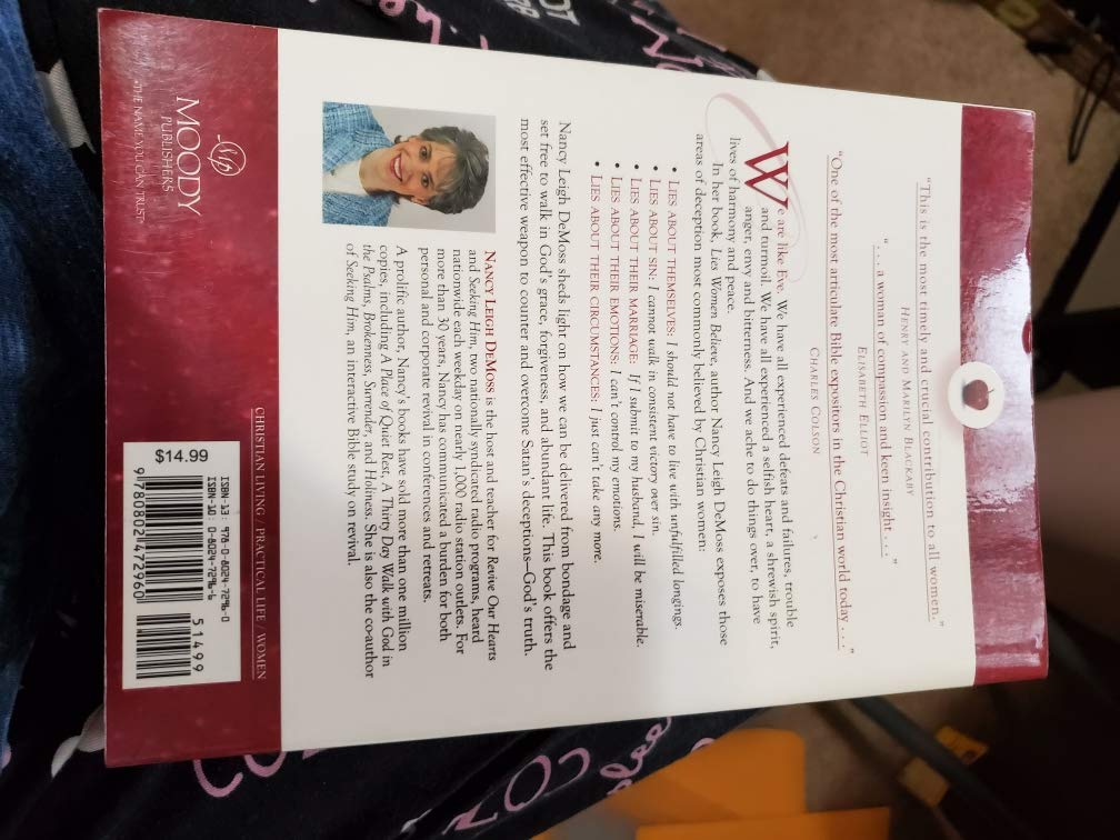 Lies Women Believe: And the Truth that Sets Them Free used book depot