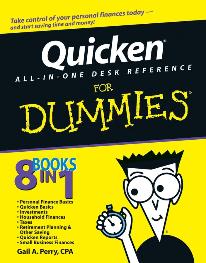 Quicken All-in-One Desk Reference for Dummies