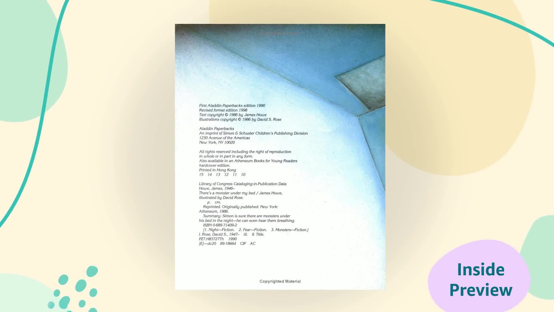 There's a Monster Under My Bed