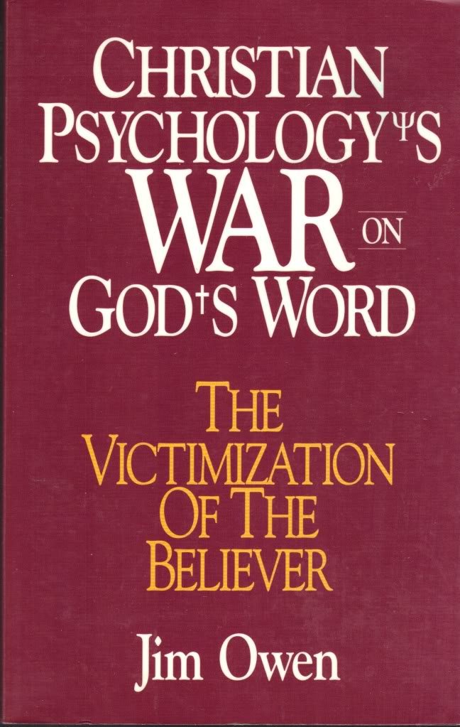 Christian Psychology's War on God's Word: The Victimization of the Believer used book depot