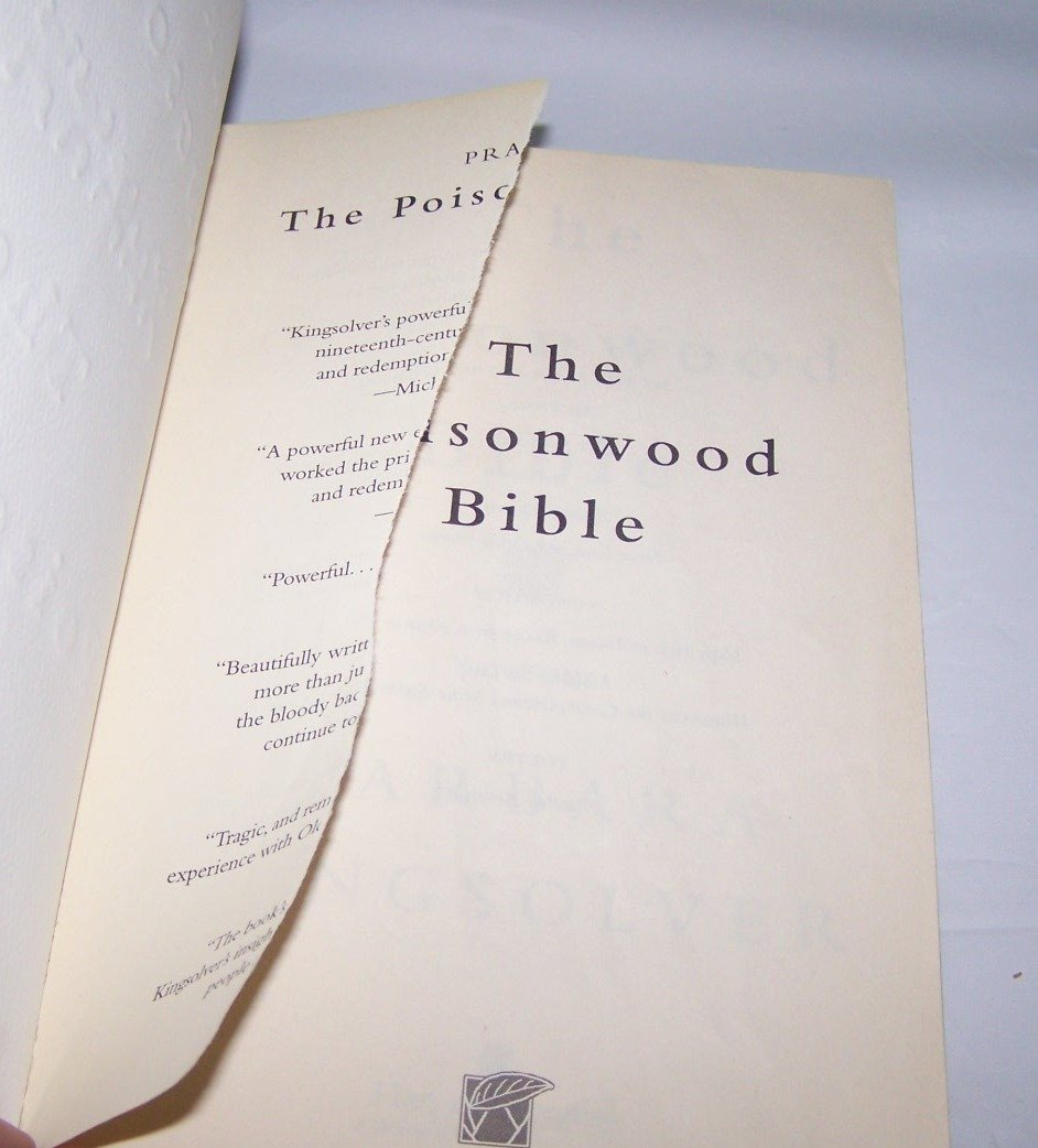 The Poisonwood Bible (Oprah's Book Club) used book depot