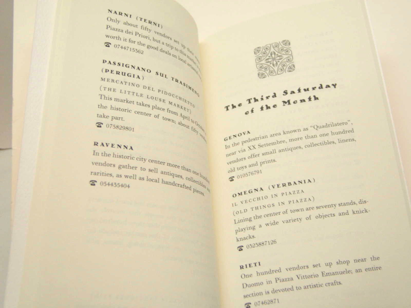 The Antique & Flea Markets of Italy used book depot