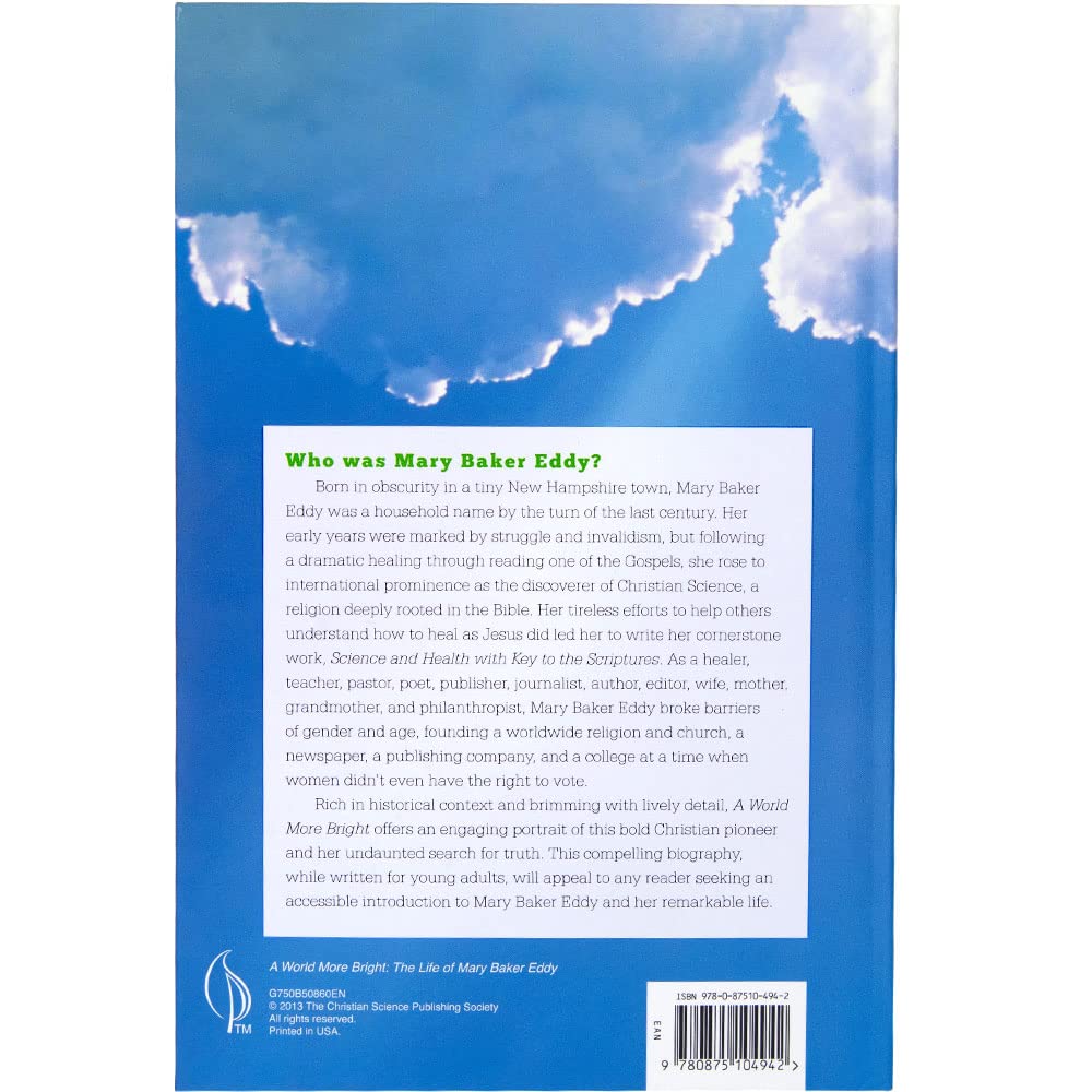 A World More Bright: The Life of Mary Baker Eddy used book depot