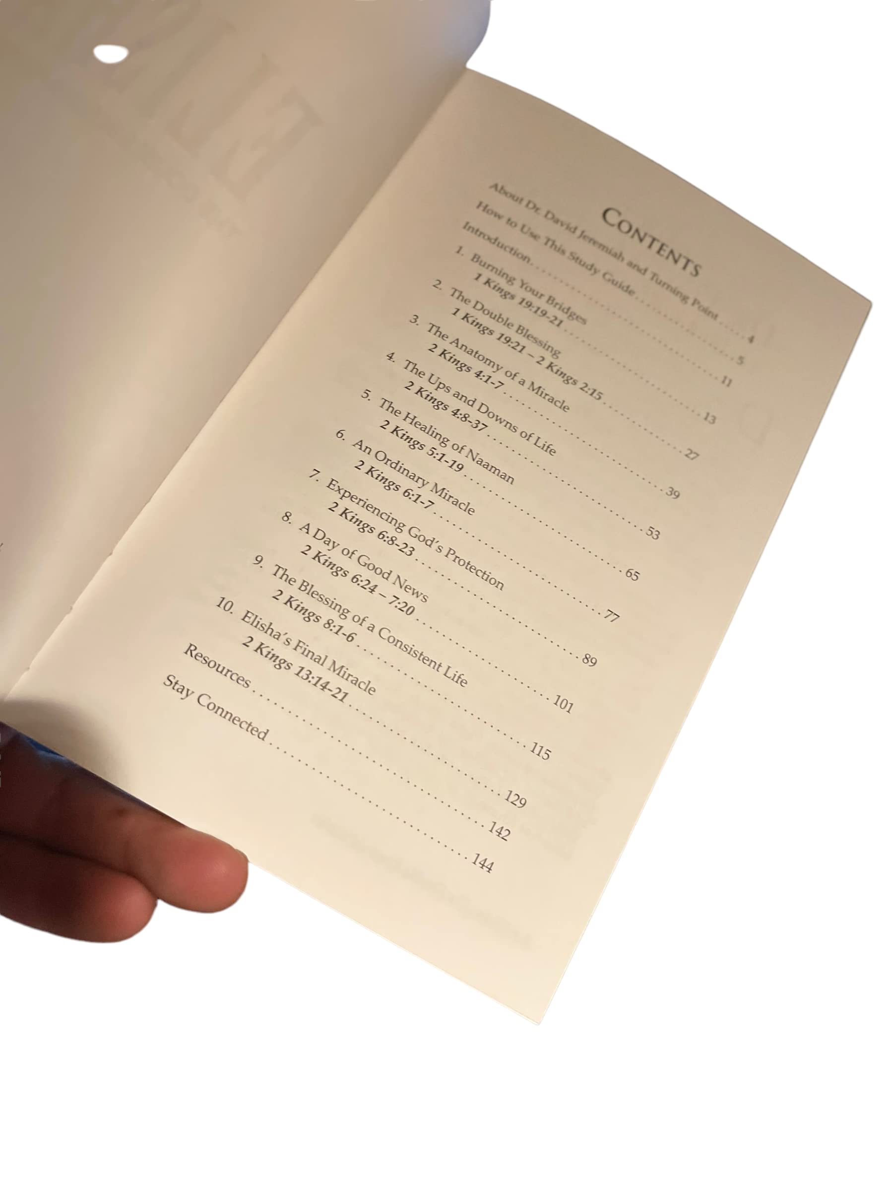 Elisha the Double Blessed Prophet Study Guide used book depot
