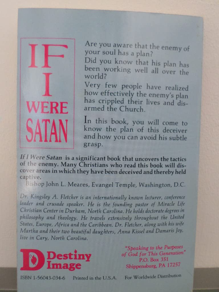 If I Were Satan used book depot