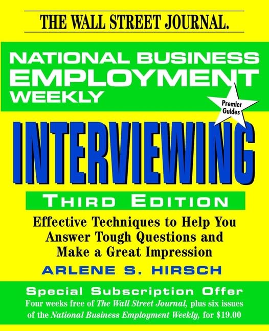 Interviewing, 3e (National Business Employment Weekly Career Guides) used book depot