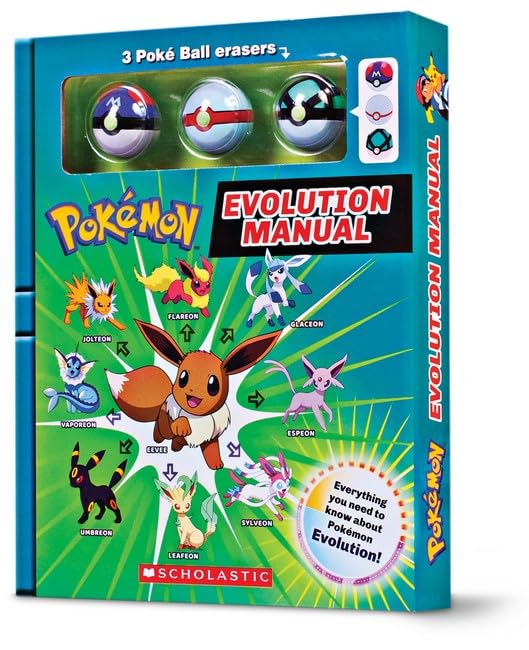 Pokemon: Evolution Manual (Battle Box with Erasers) used book depot