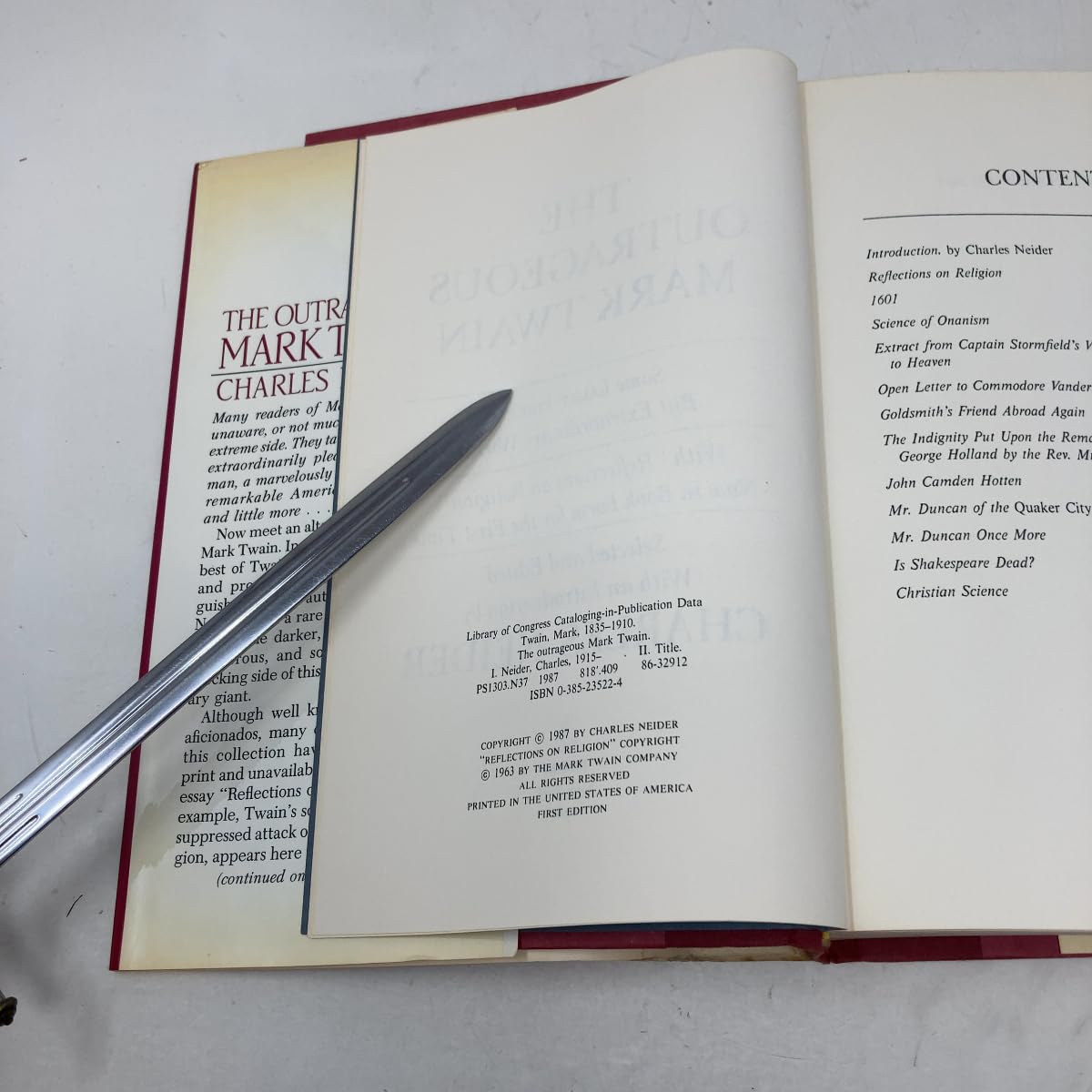 Outrageous Mark Twain: Some Lesser-Known but Extraordinary Works With 'Reflections on Religion'