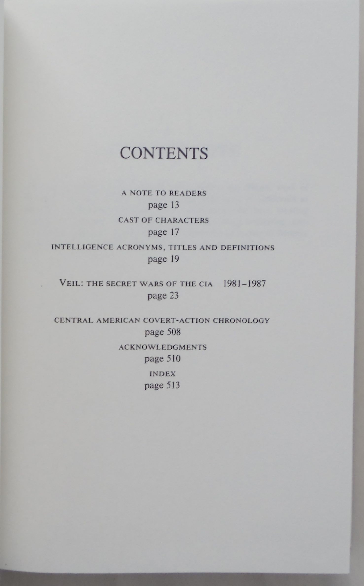 Veil: The Secret Wars of the CIA 1981-1987 used book depot