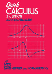 Quick Calculus: A Self-Teaching Guide, 2nd Edition used book depot