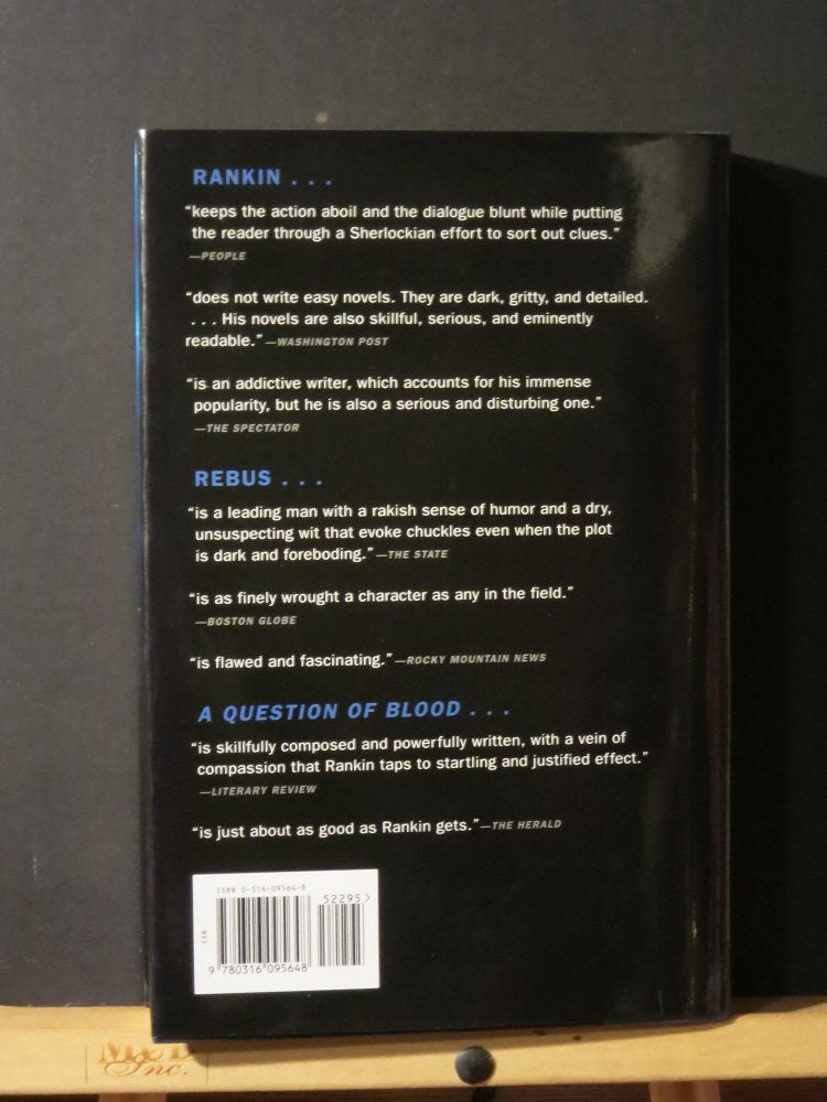 A Question of Blood: An Inspector Rebus Novel used book depot