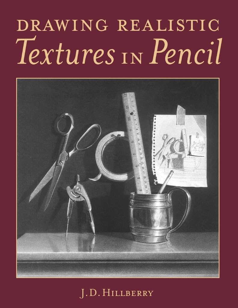 Drawing Realistic Textures in Pencil used book depot