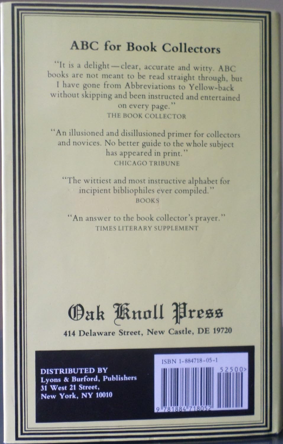 ABC for Book Collectors used book depot