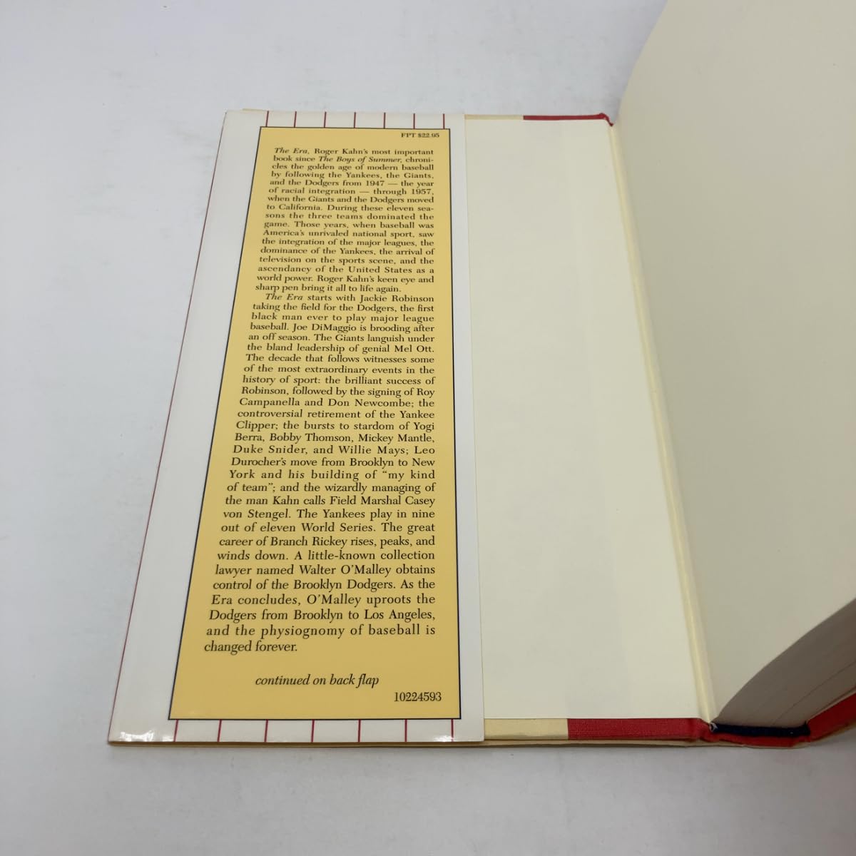The Era: 1947-1957 When the Yankees, Giants, and Dodgers Ruled the World used book depot