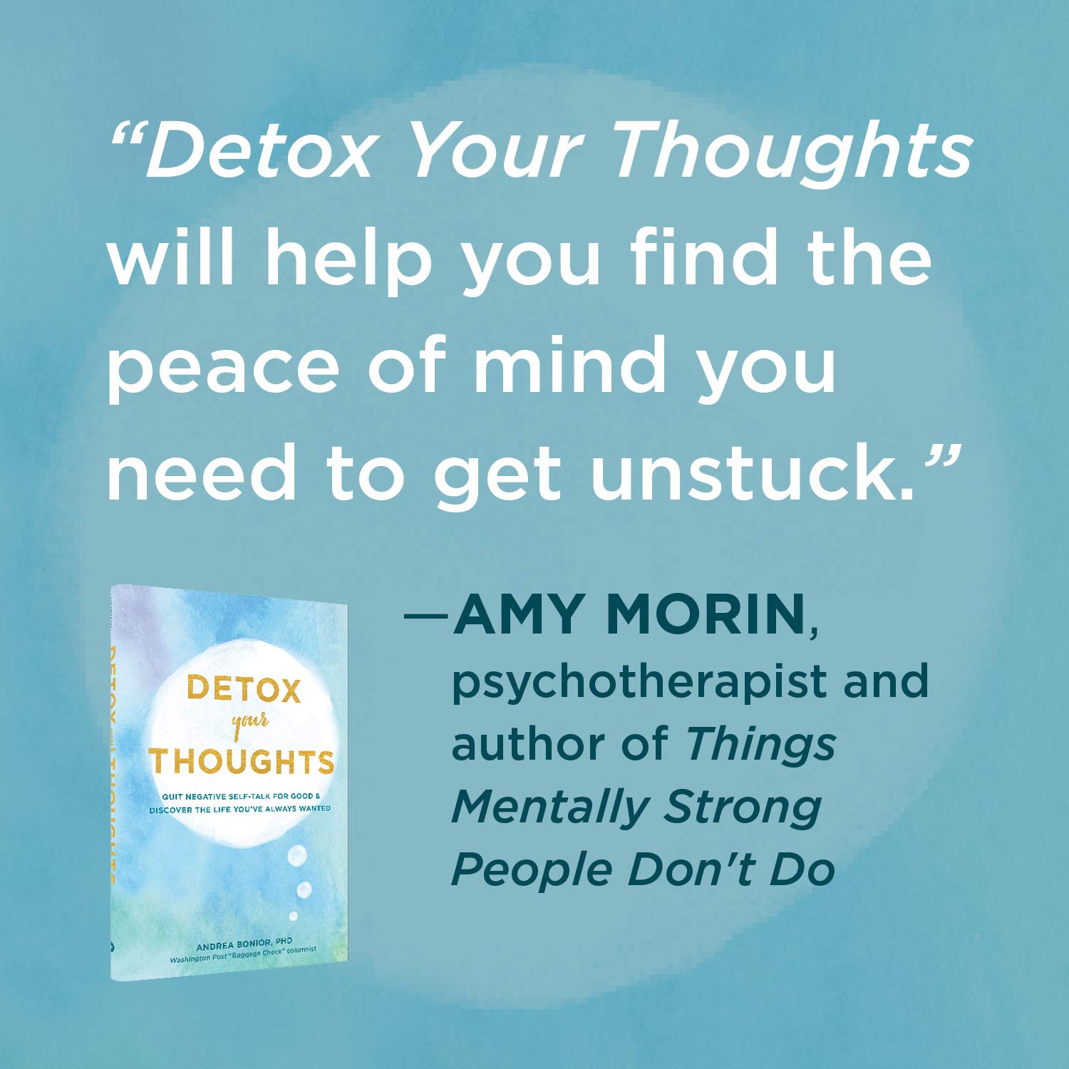 Detox Your Thoughts: Quit Negative Self-Talk for Good and Discover the Life You've Always Wanted used book depot