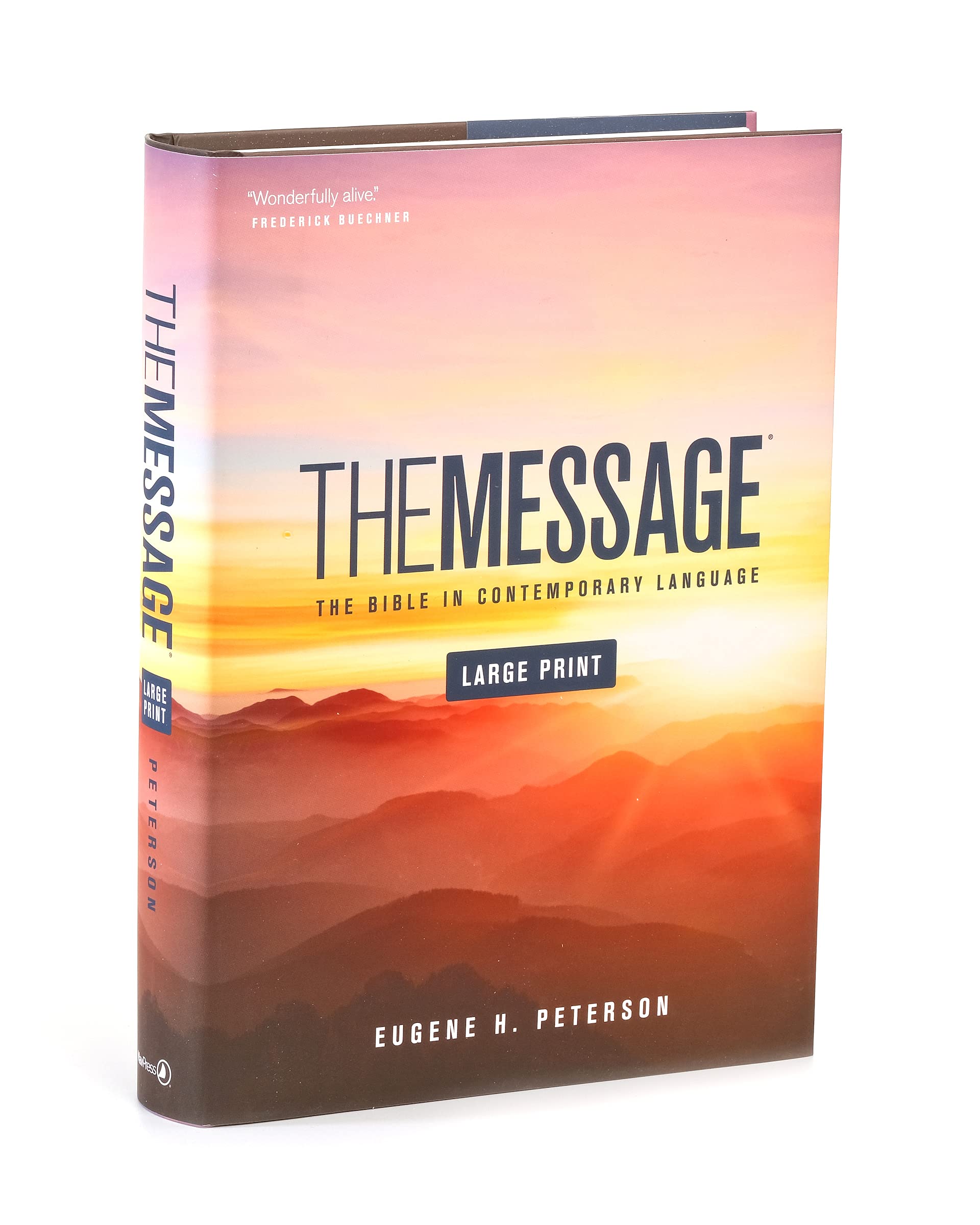 The Message Large Print (Hardcover): The Bible in Contemporary Language used book depot