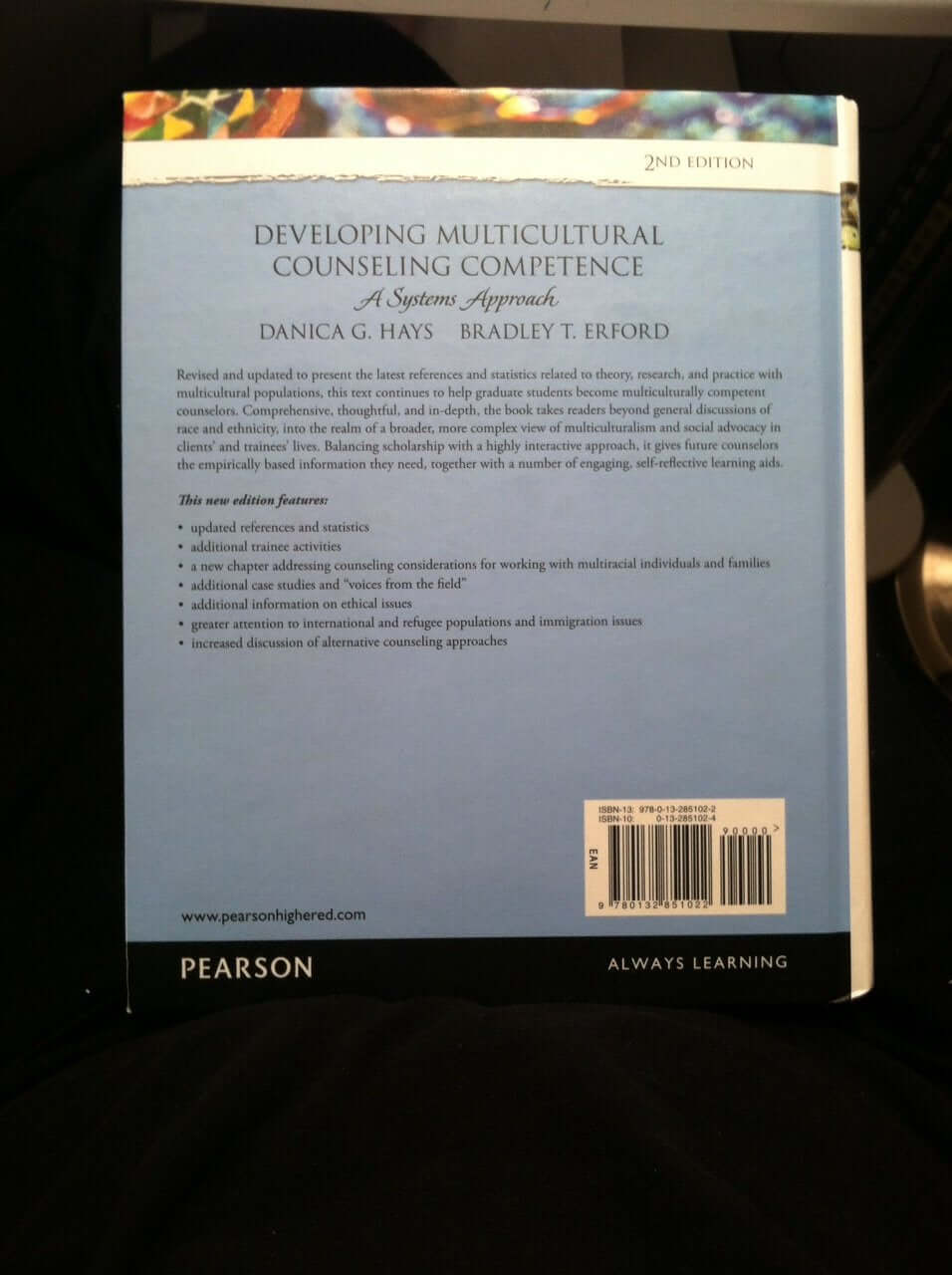 Developing Multicultural Counseling Competence: A Systems Approach (2nd Edition) (Erford) used book depot
