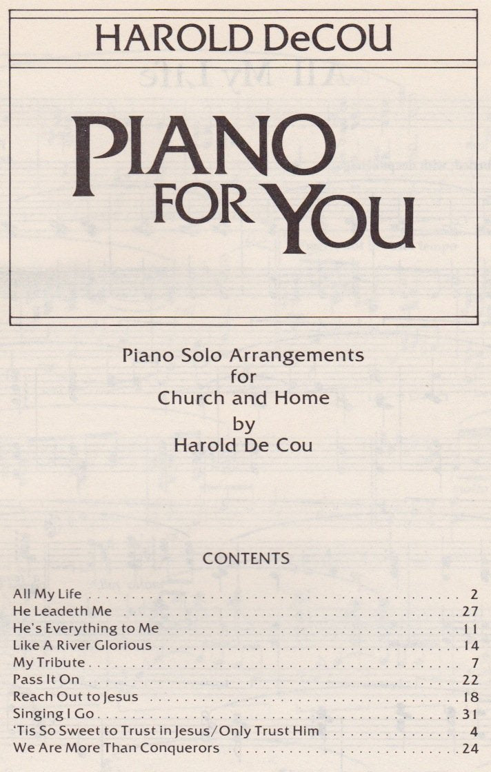 Piano for You used book depot