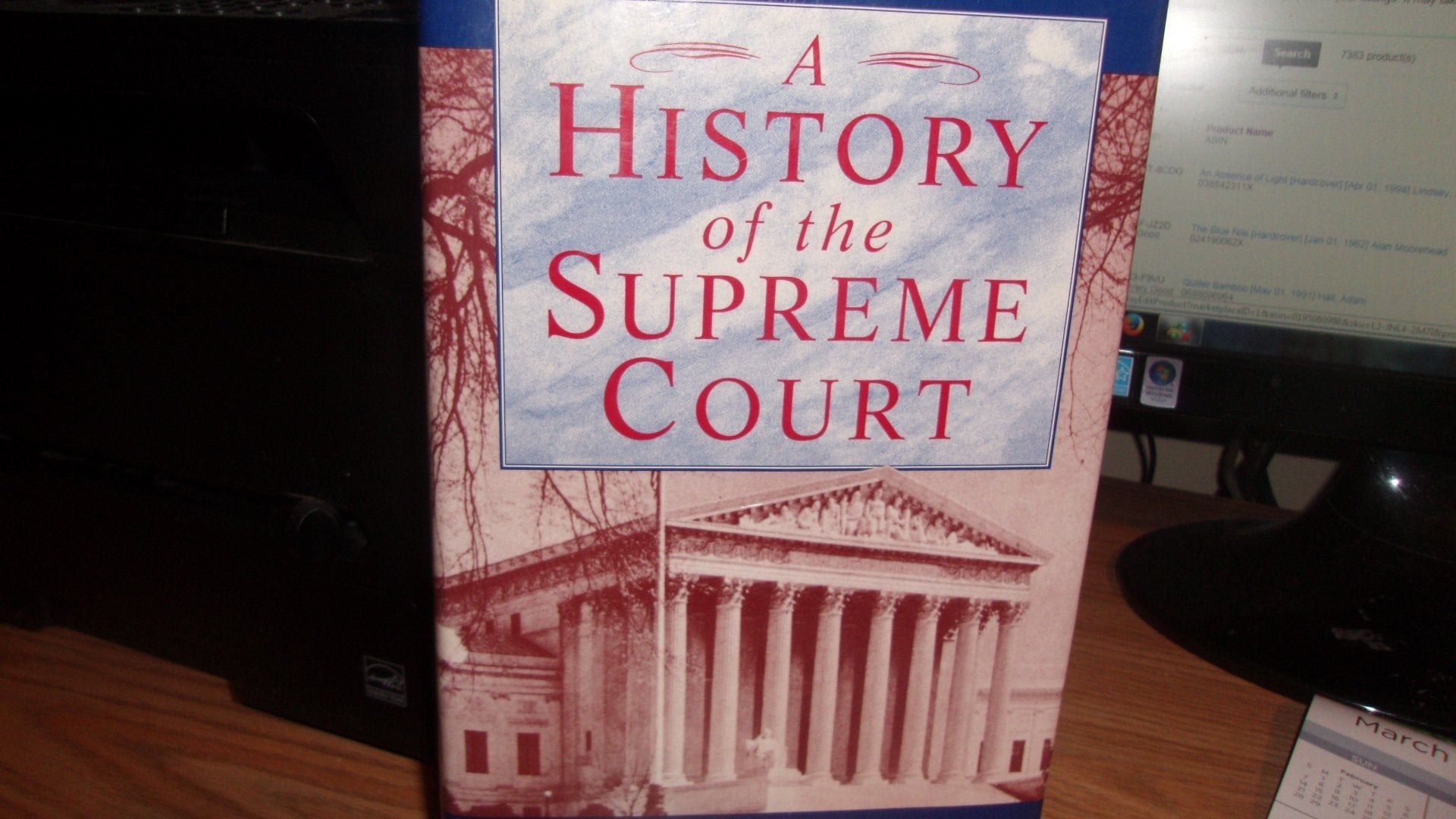 A History of the Supreme Court used book depot