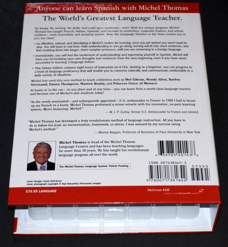 Spanish With Michel Thomas (Deluxe Language Courses with Michel Thomas) used book depot