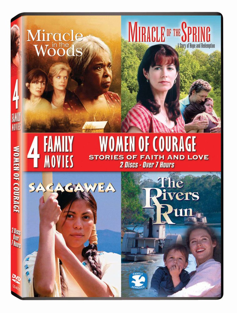 Women of Courage: Stories of Faith & Love (Miracle in the Woods / Miracle of the Spring / Sacagawea / The Rivers Run) used book depot