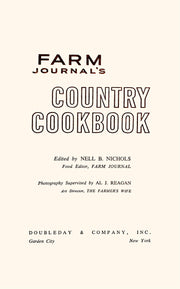 FARM JOURNAL'S COUNTRY COOKBOOK First edition 1959 used book depot