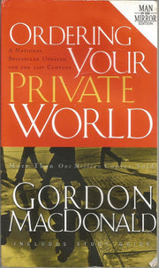 Ordering Your Private World - Man in the Mirror Edition - includes Study Guide used book depot