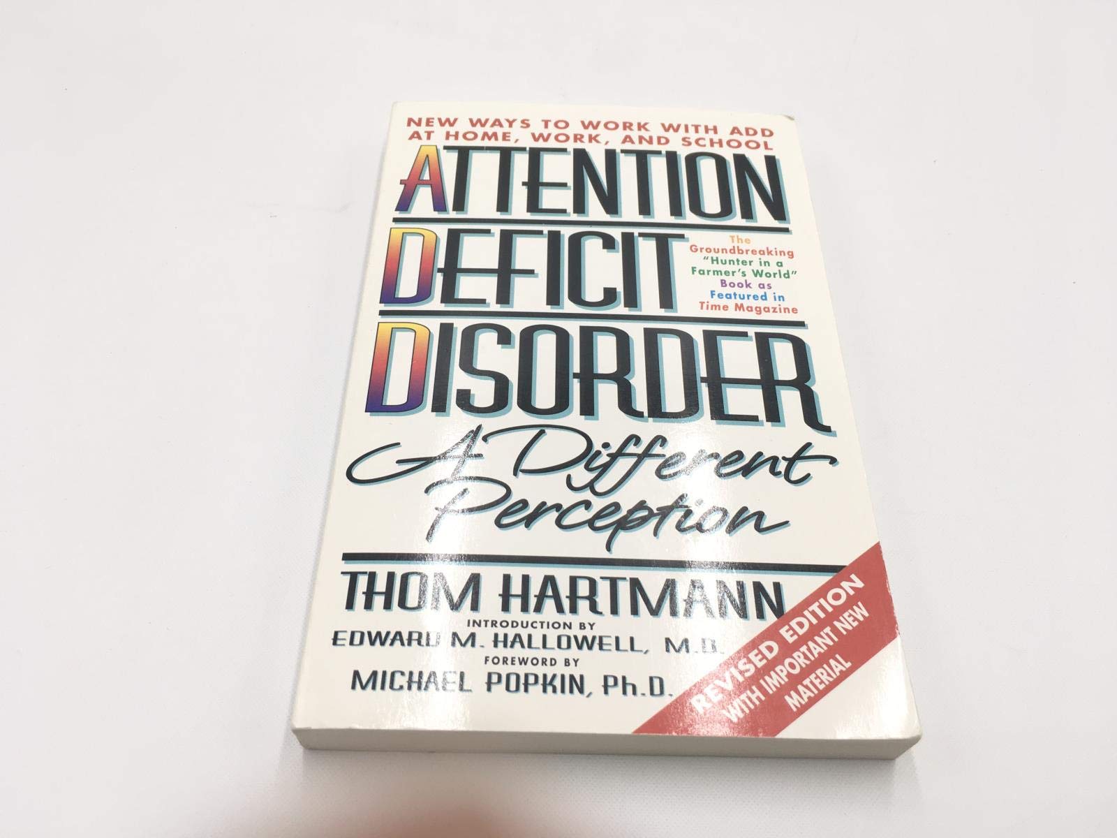 Attention Deficit Disorder: A Different Perception used book depot