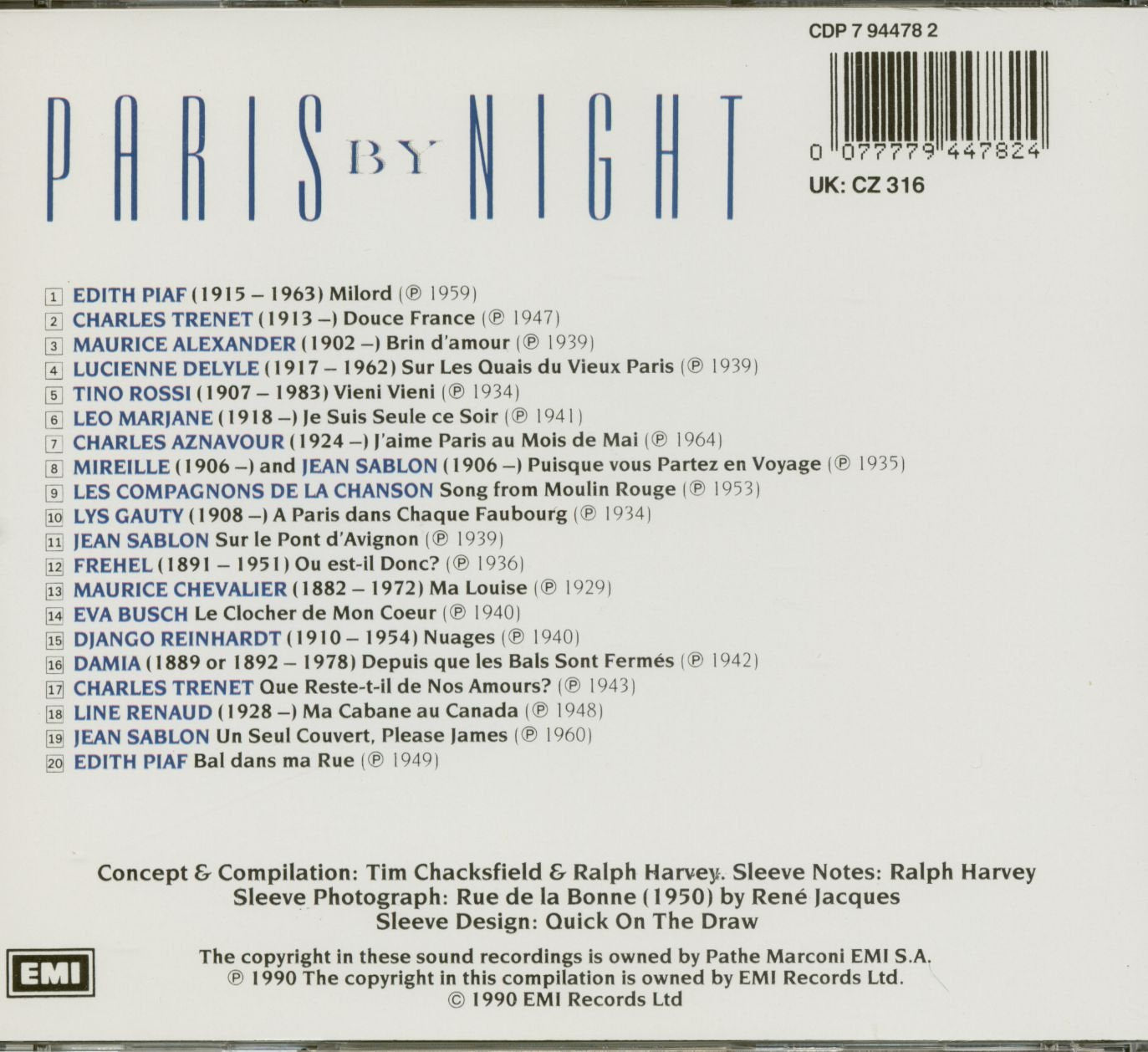 Paris By Night used book depot